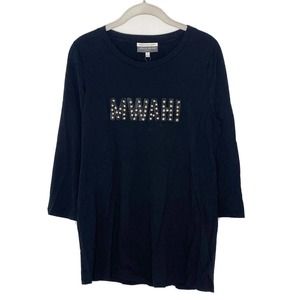 NEW Women's Pea in The Pod Rebecca Minkoff MWAH! Maternity Long Sleeve Tee Sz S